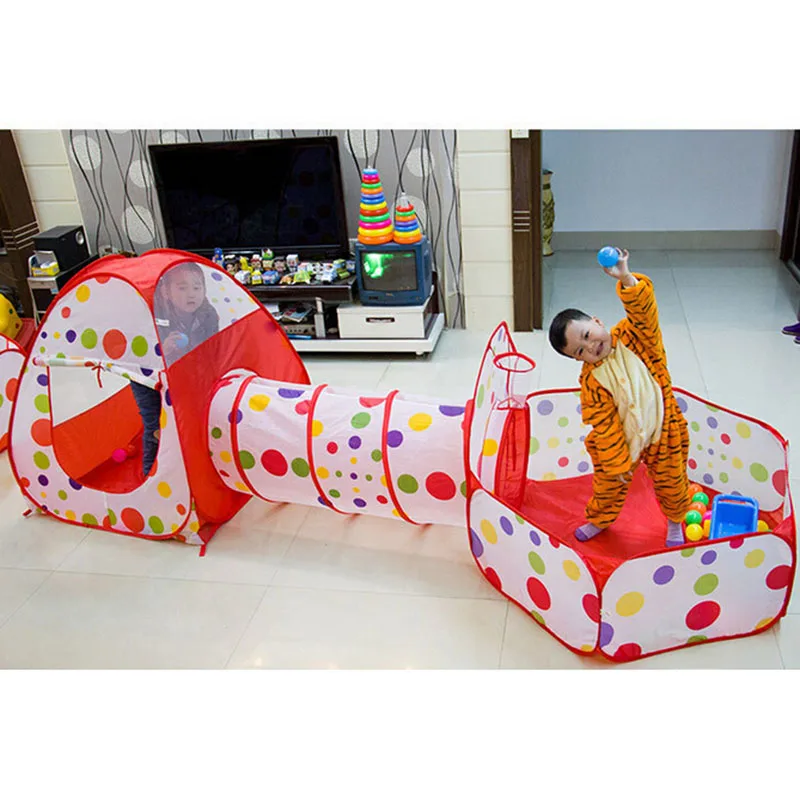 IMBABY 3 in 1 Ball Pool Foldin - Kids Outdoor Playhouse recension och pris