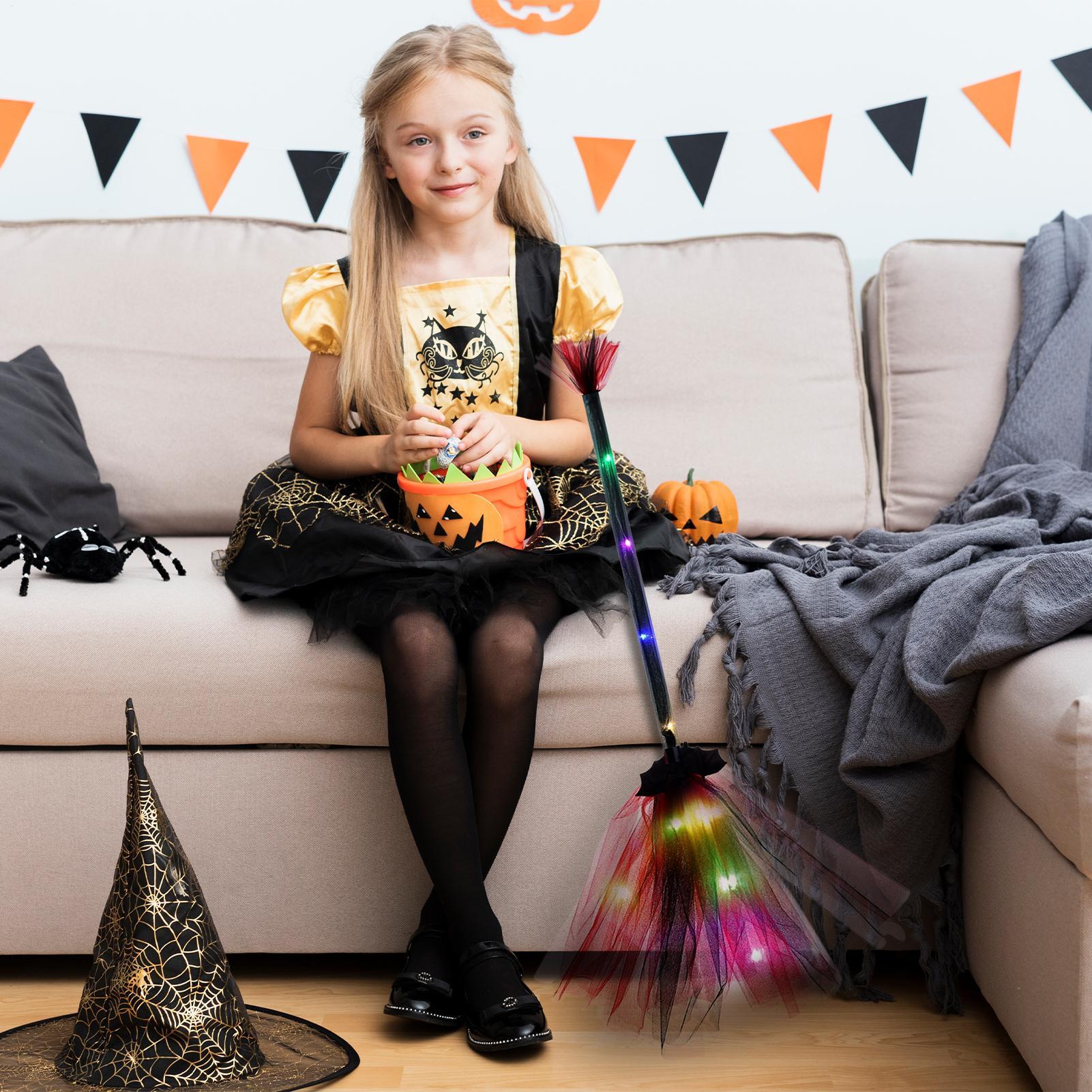 Witch Broom Battery Powered Fu - Kids Outdoor Broom recension och pris