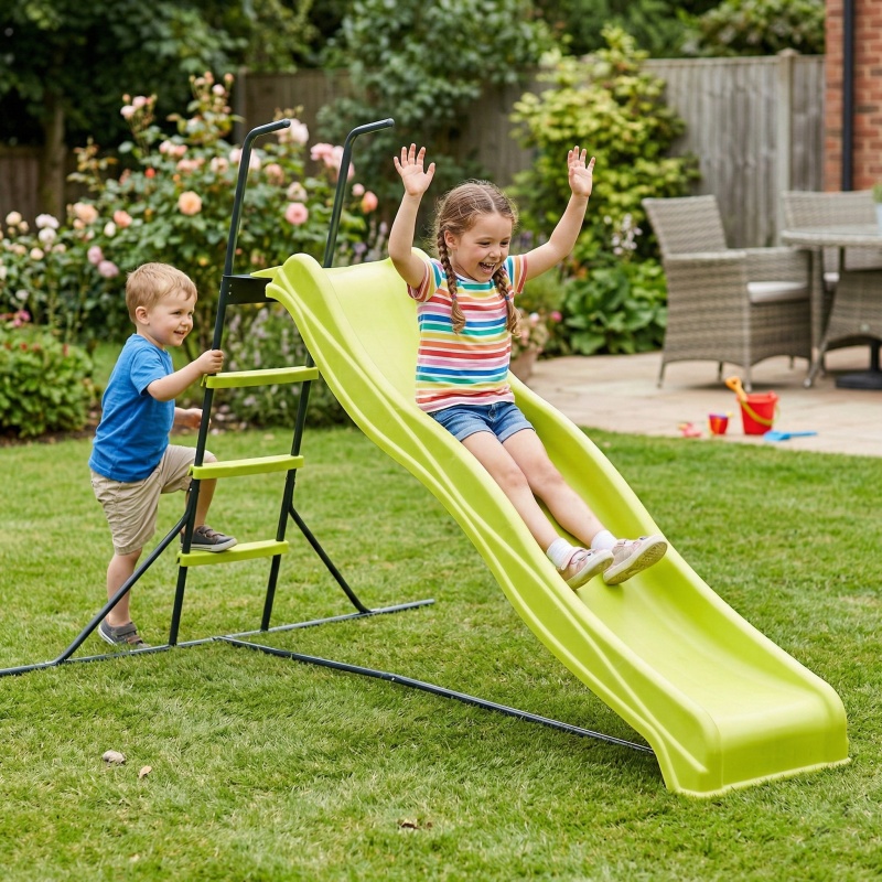 Outdoor 2.2M Freestanding Slid - Kids Outdoor Playset recension och pris