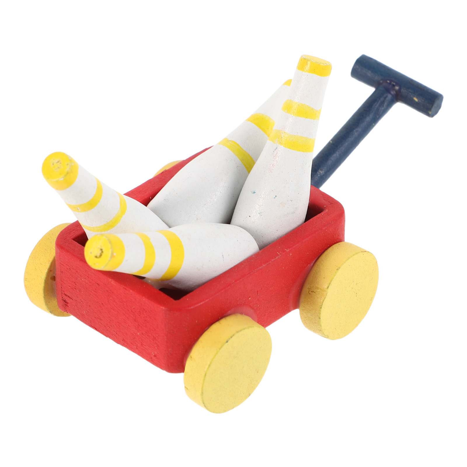 Miniature Wooden Wheelbarrow D - Kids Outdoor Doll House recension och pris