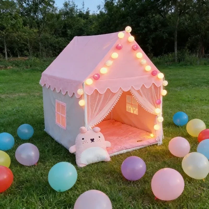 Large Pink Princess Castle Ten - Kids Outdoor Playhouse recension och pris