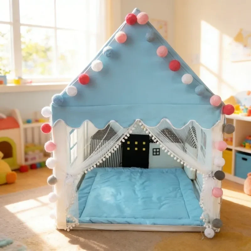 Large Pink Princess Castle Ten - Kids Outdoor Playhouse recension och pris