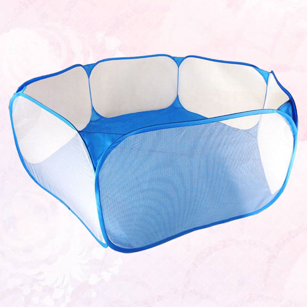 1Pcs Blue Foldable Playpen Oce - Kids Outdoor Playhouse recension och pris