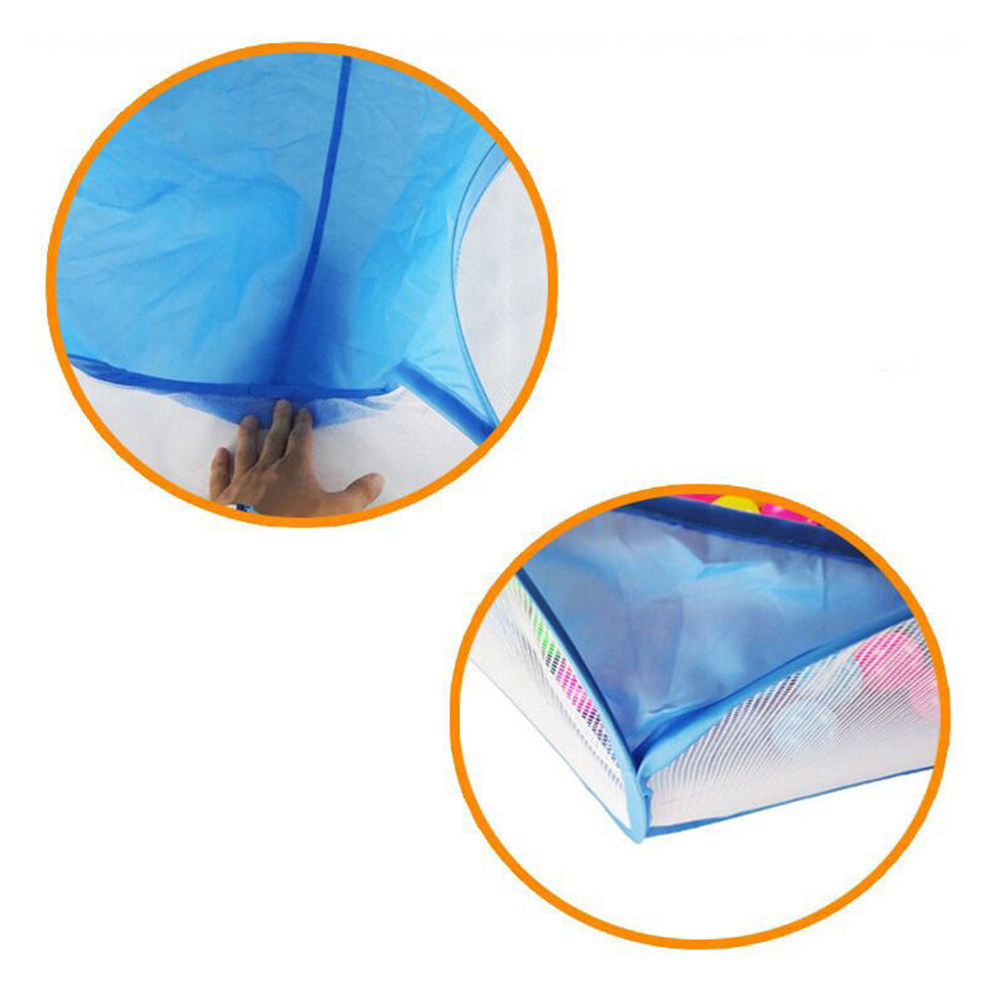 1Pcs Blue Foldable Playpen Oce - Kids Outdoor Playhouse recension och pris