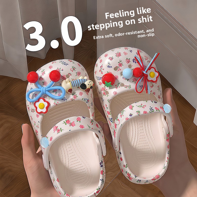 2026 Fashion Thick Sole Slippe - Kids Indoor Outdoor Slippers recension och pris