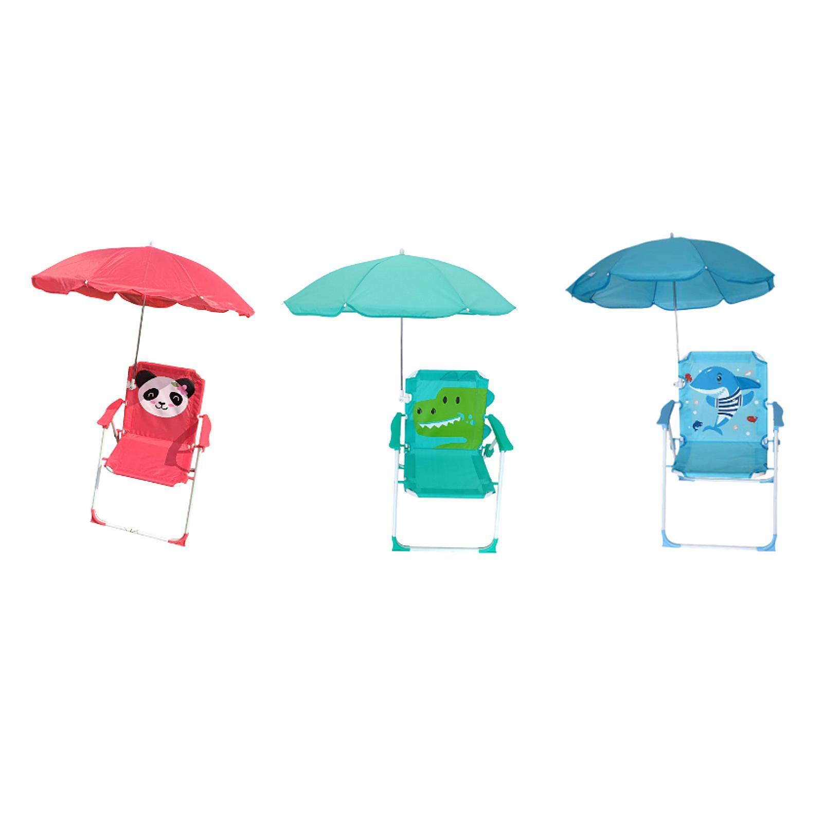 Kids Beach Chairs with Umbrell - Kids Outdoor Foldable Chair recension och pris