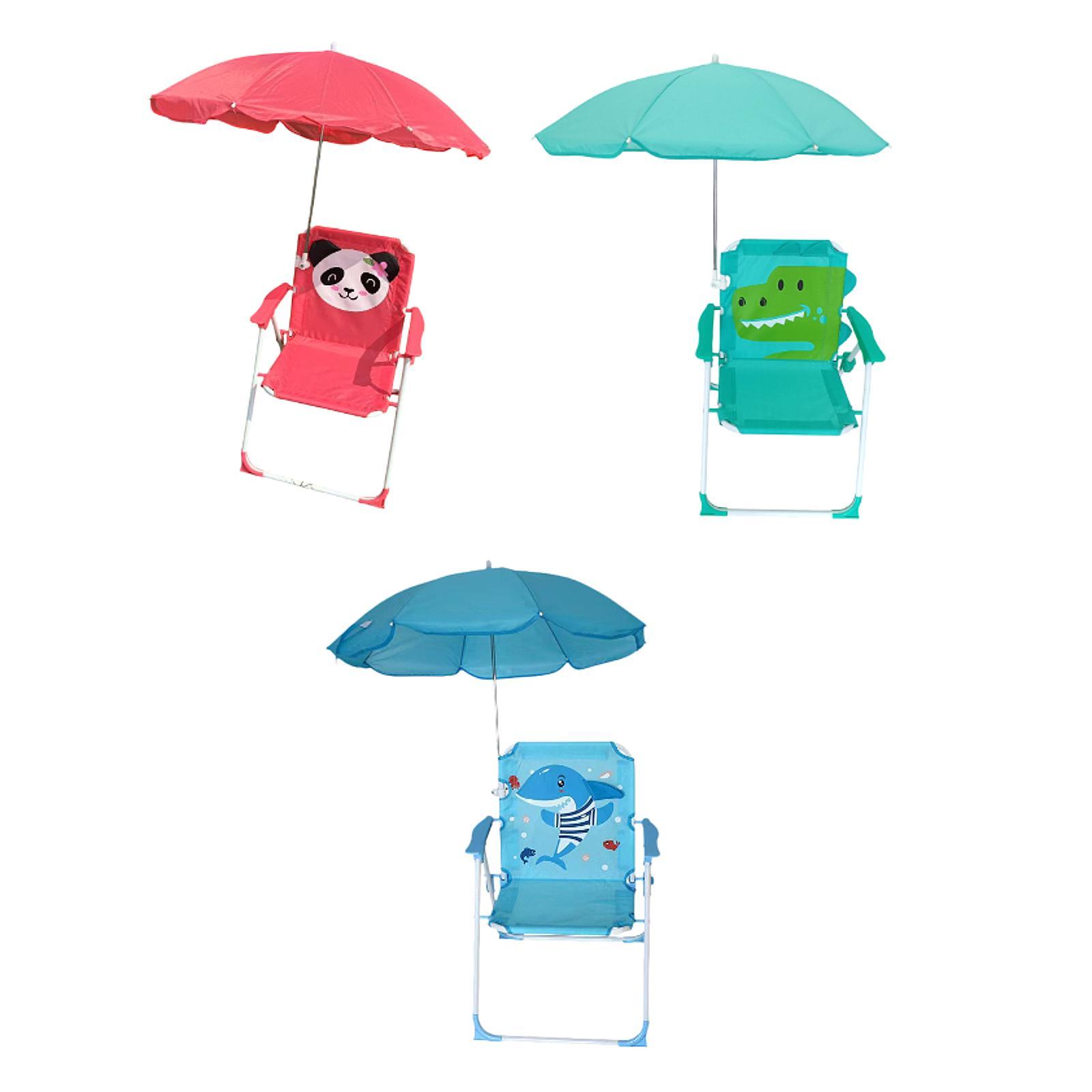 Kids Beach Chairs with Umbrell - Kids Outdoor Foldable Chair recension och pris