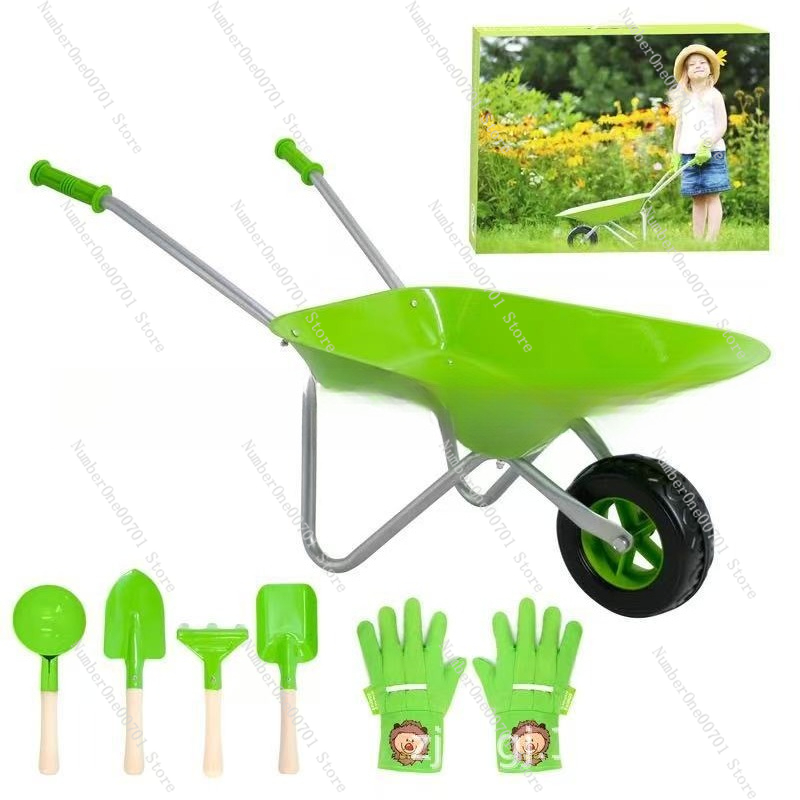 Kids Outdoor Wheelbarrow, Gree - Kids Outdoor Playset recension och pris