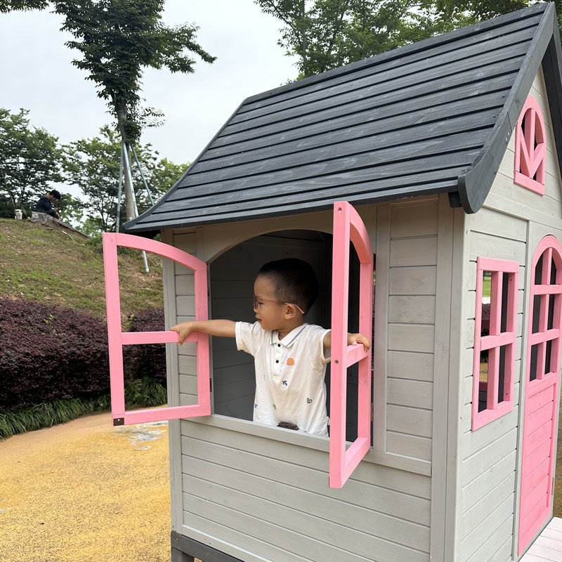 Kids log house, tree , outdoor - Kids Outdoor Doll House recension och pris