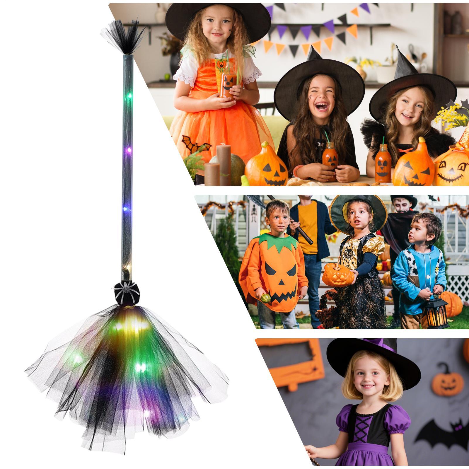 Witches Broom Mesh Battery Pow - Kids Outdoor Broom recension och pris