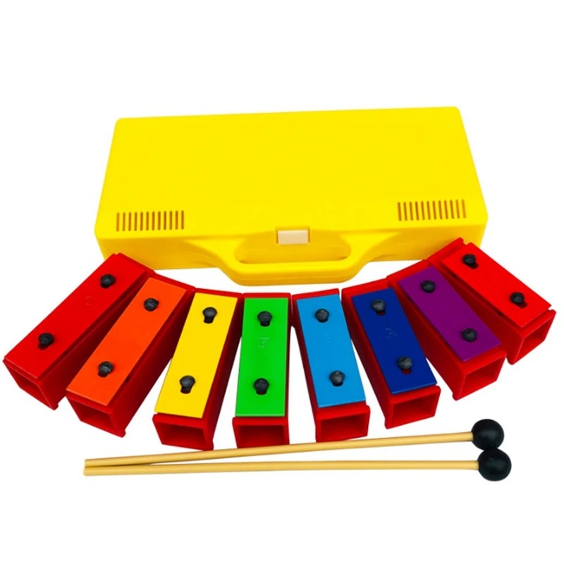 Portable 8 Notes Chromatic Xyl - Kids Outdoor Xylophone recension och pris