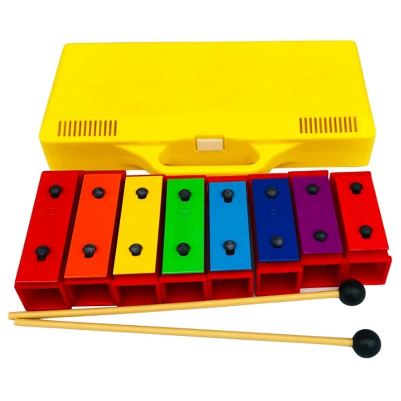 Portable 8 Notes Chromatic Xyl - Kids Outdoor Xylophone recension och pris