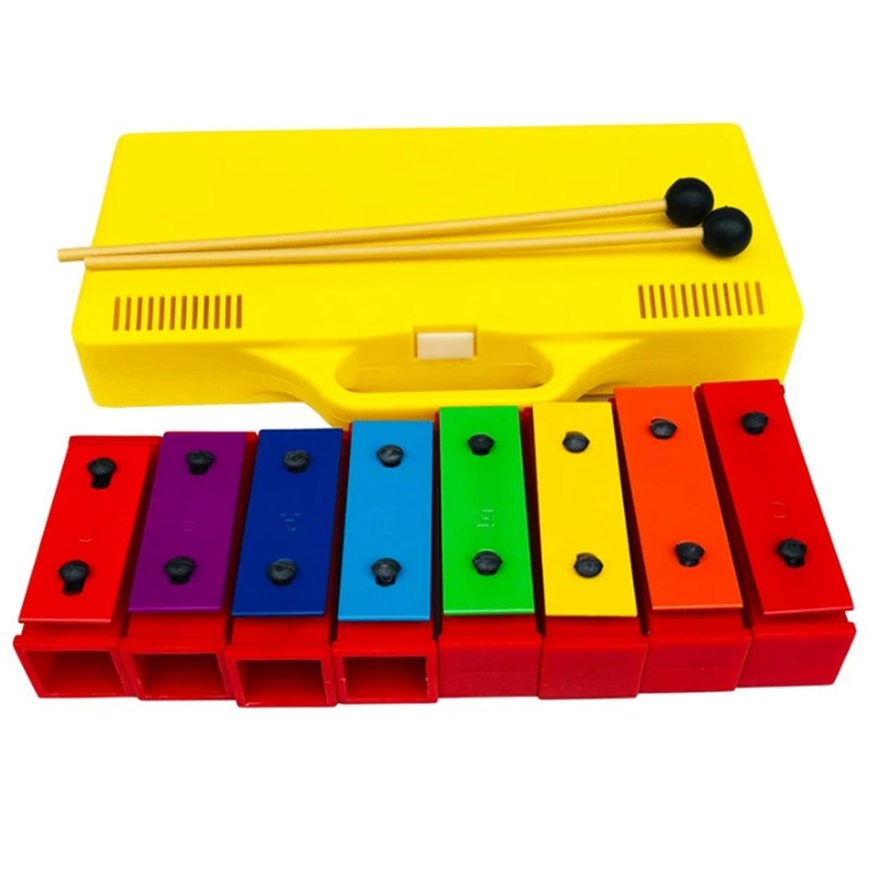 Portable 8 Notes Chromatic Xyl - Kids Outdoor Xylophone recension och pris