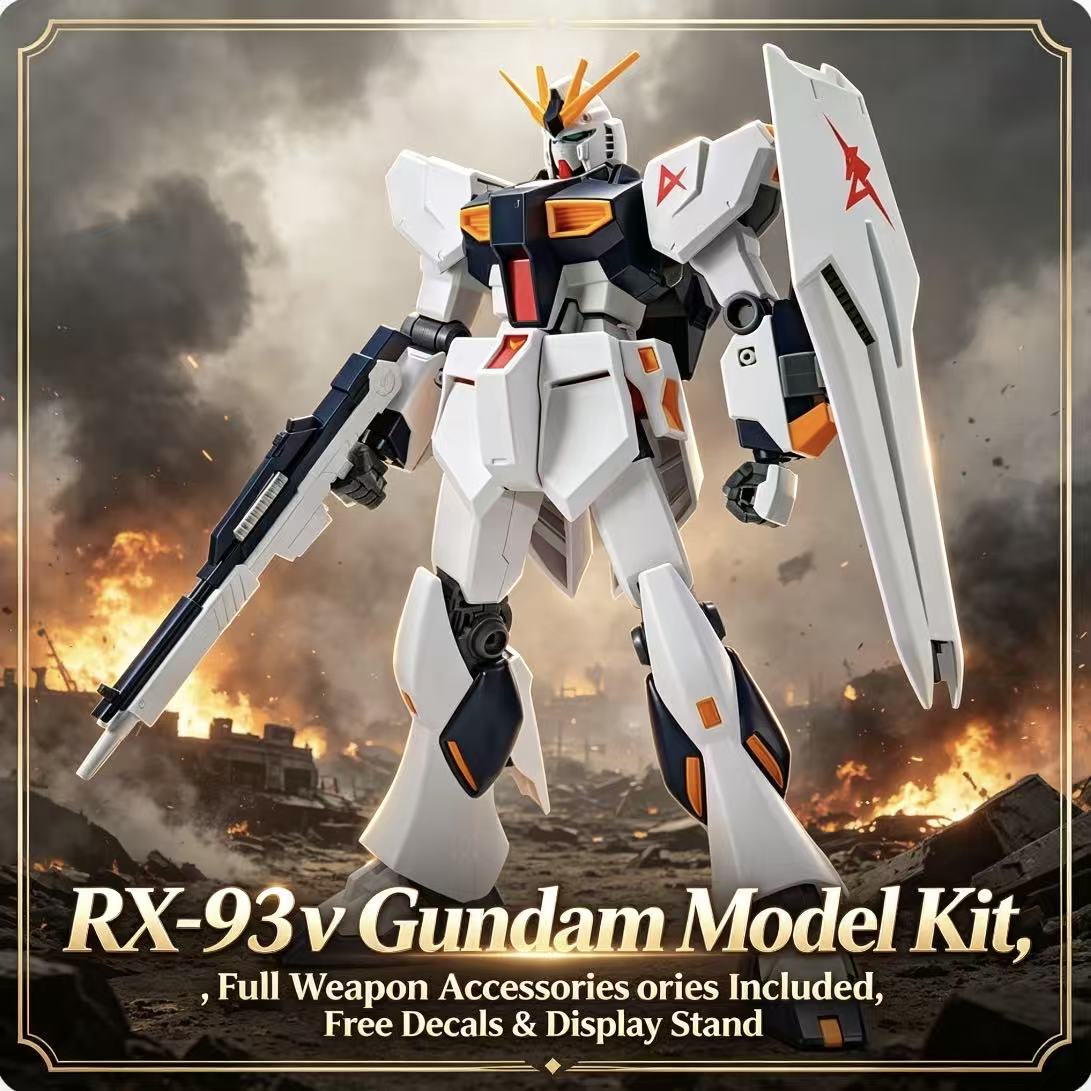 93HG 1/144 ENTRY GRADE RX-93 V - Bandai Model Gundam Hg recension och pris