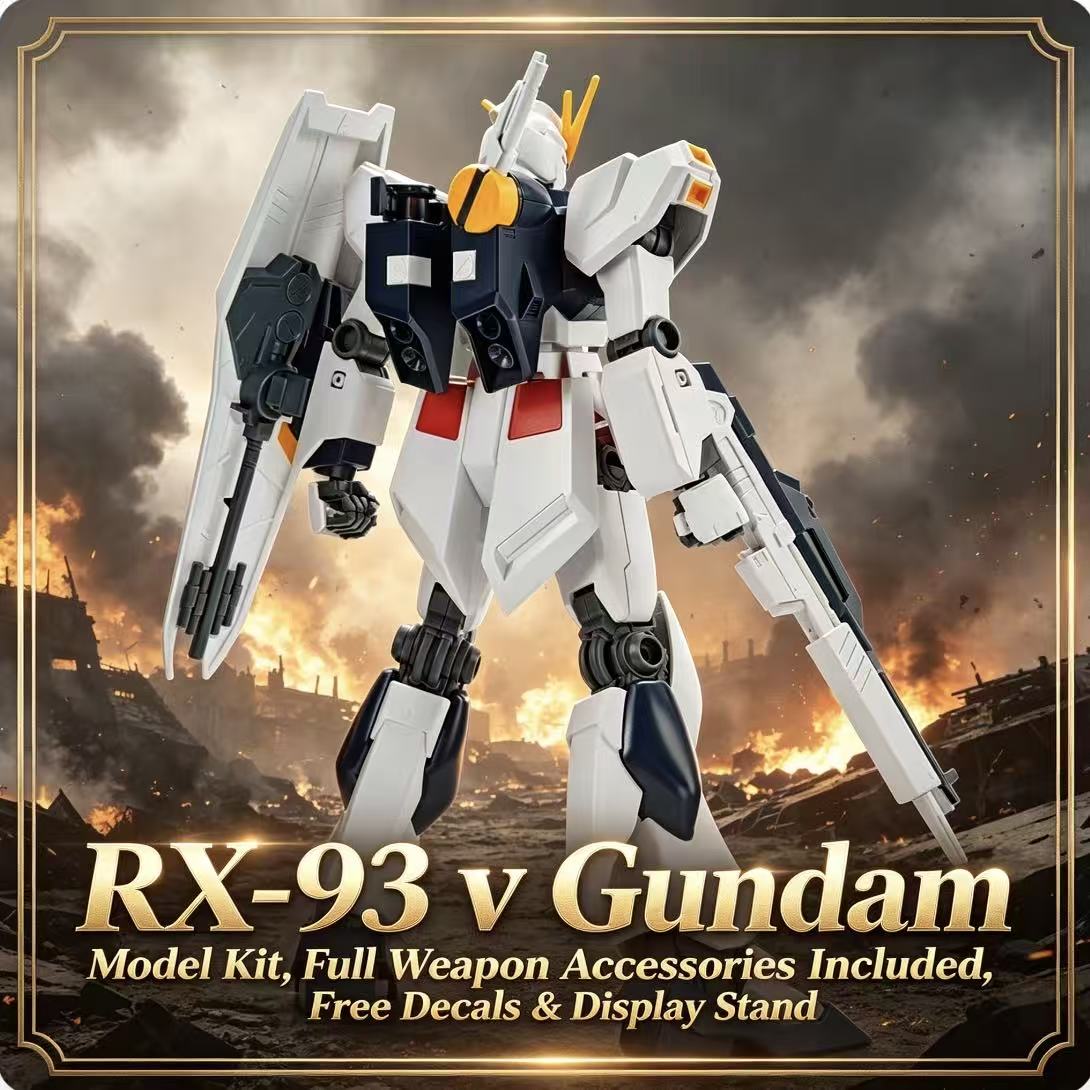 93HG 1/144 ENTRY GRADE RX-93 V - Bandai Model Gundam Hg recension och pris