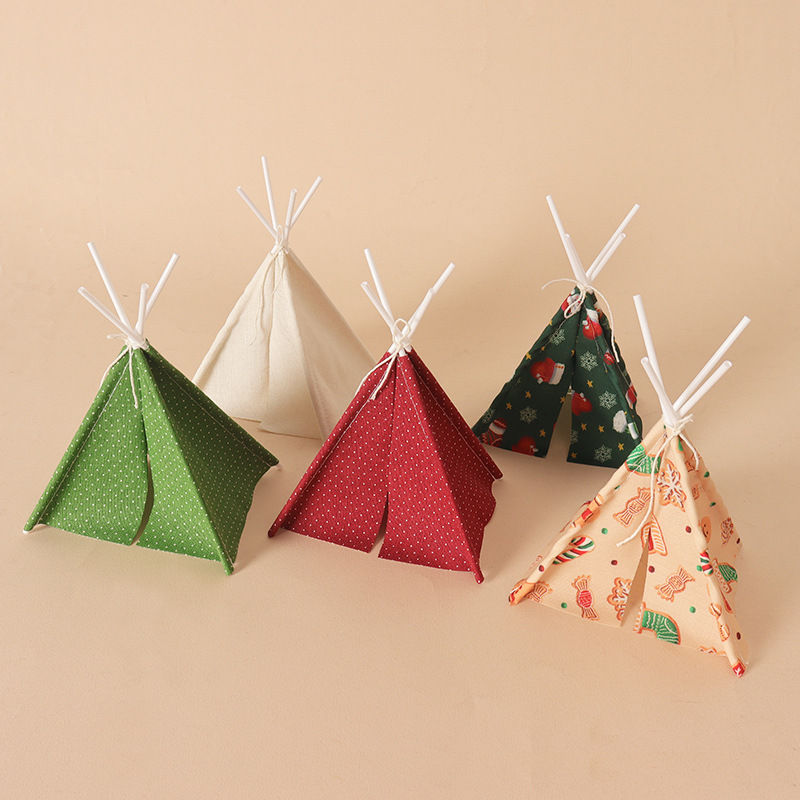 Dollhouse Mini Christmas Campi - Kids Outdoor Doll House recension och pris