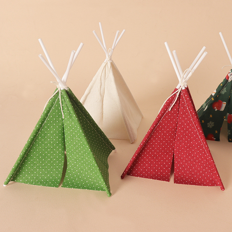 Dollhouse Mini Christmas Campi - Kids Outdoor Doll House recension och pris