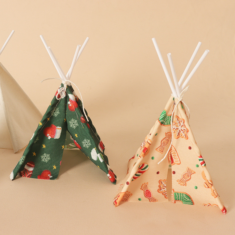 Dollhouse Mini Christmas Campi - Kids Outdoor Doll House recension och pris