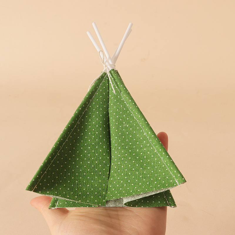 Dollhouse Mini Christmas Campi - Kids Outdoor Doll House recension och pris