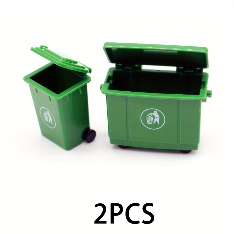 2 Pcs Simulation Curbside Tras - Kids Outdoor Doll House recension och pris
