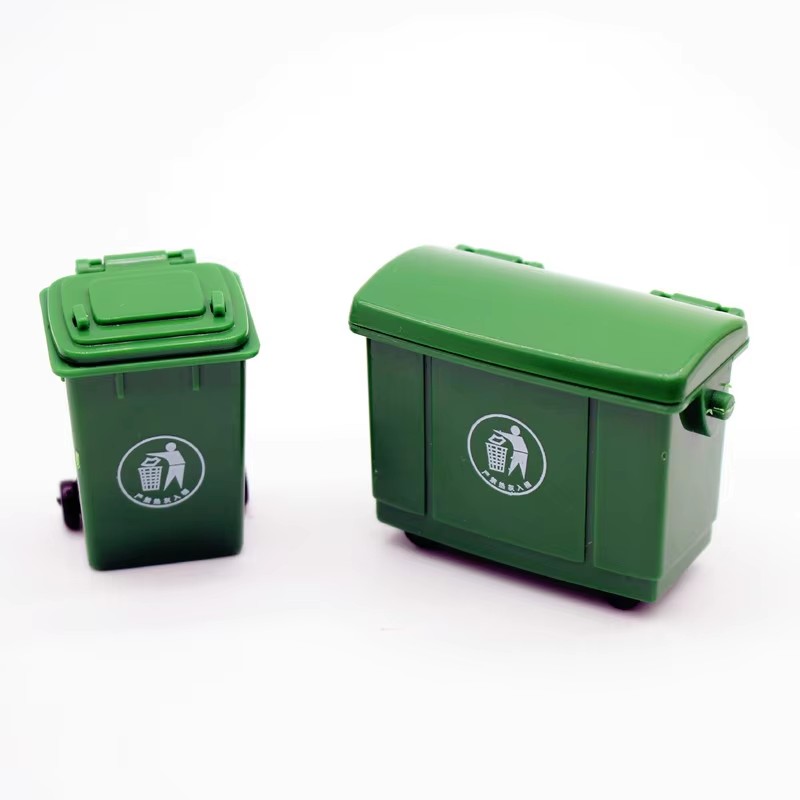 2 Pcs Simulation Curbside Tras - Kids Outdoor Doll House recension och pris