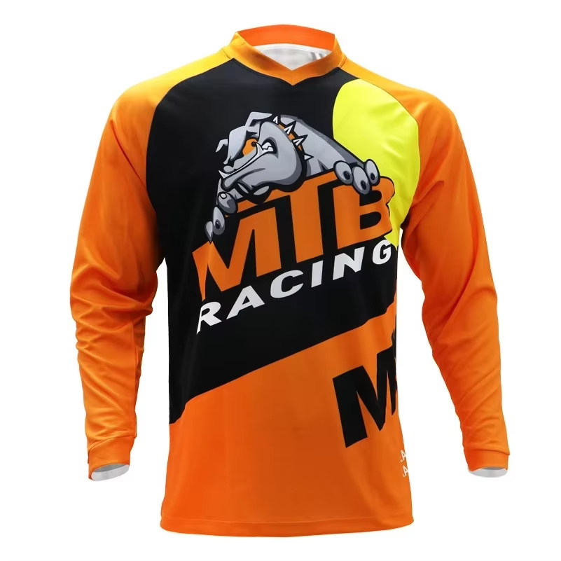Long Sleeve MTB Racing Jersey  - Kids Outdoor Fort recension och pris