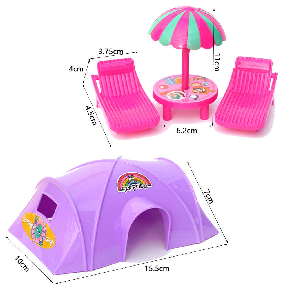 1/12 Mini Furniture Model Outd - Kids Outdoor Doll House recension och pris