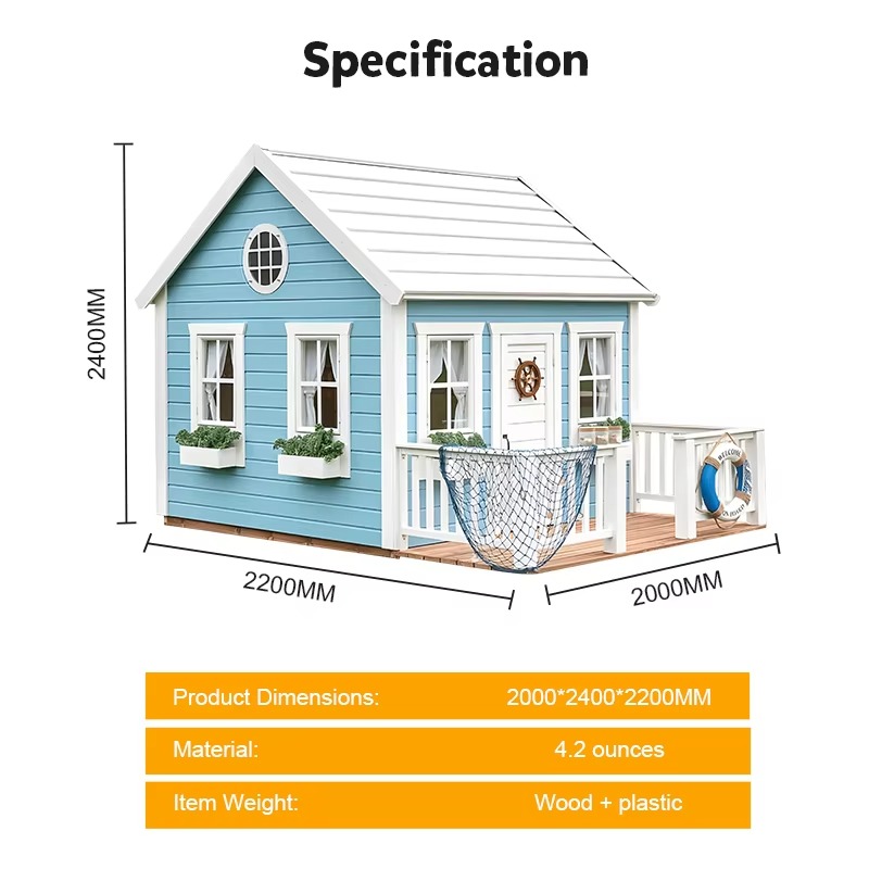 Outdoor Garden Cubby House Chi - Kids Outdoor Playhouse recension och pris