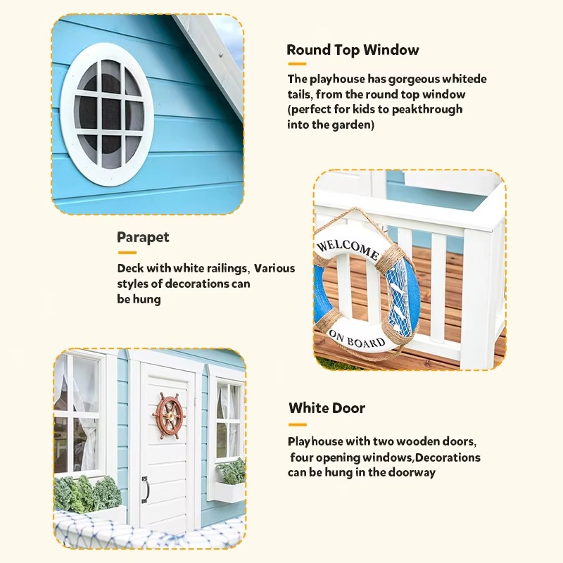 Outdoor Garden Cubby House Chi - Kids Outdoor Playhouse recension och pris