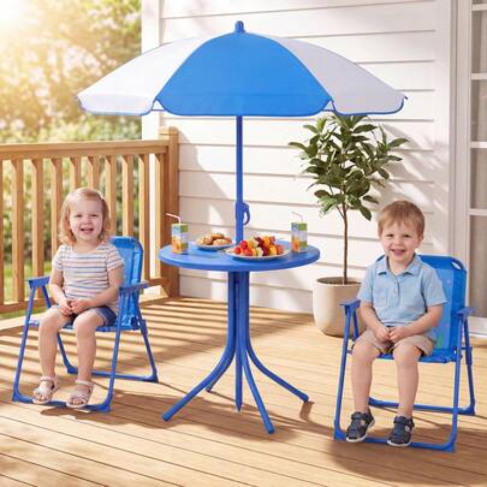 Childrens Picnic Table Outdoor - Kids Outdoor Table With Umbrella recension och pris