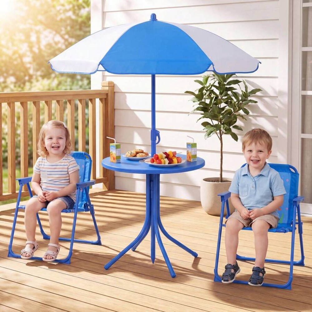 Childrens Picnic Table Outdoor - Kids Outdoor Table With Umbrella recension och pris